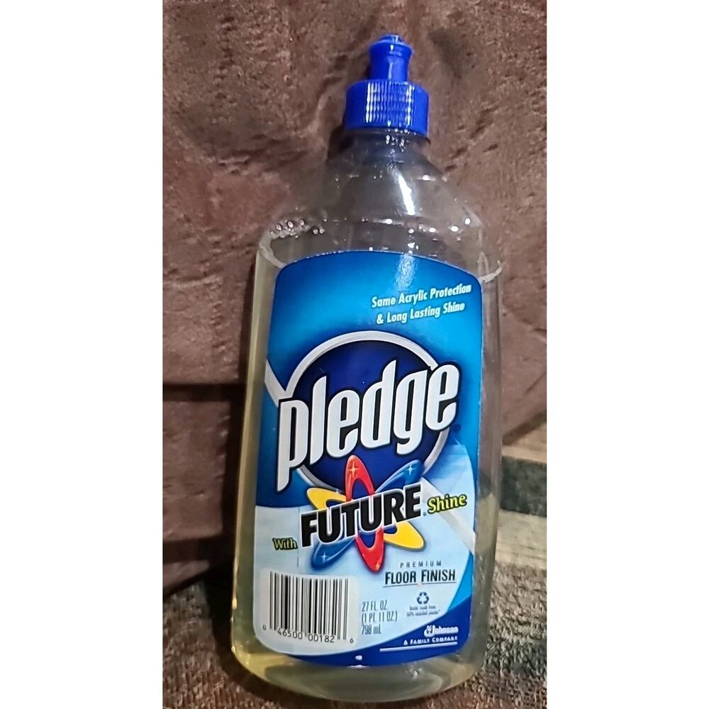 Pledge Premium Floor Finish FUTURE Shine 27oz 95 Percent Full Vintage HTF